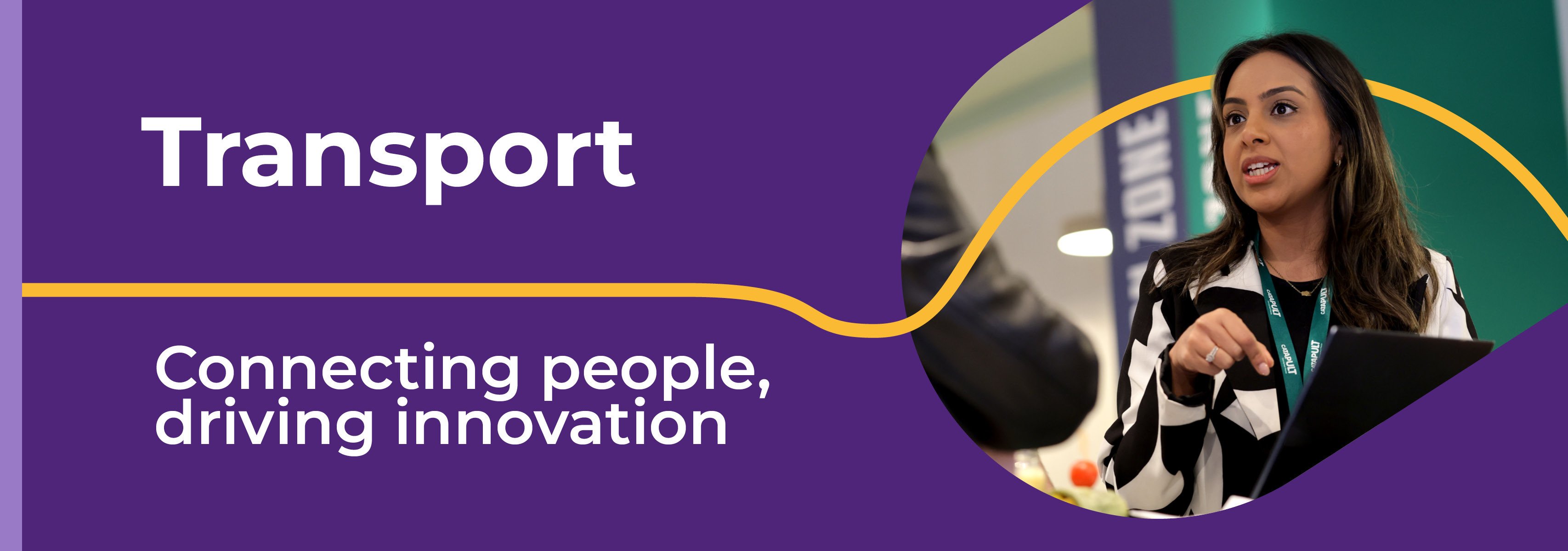 Transport track. Connecting people, driving innovation